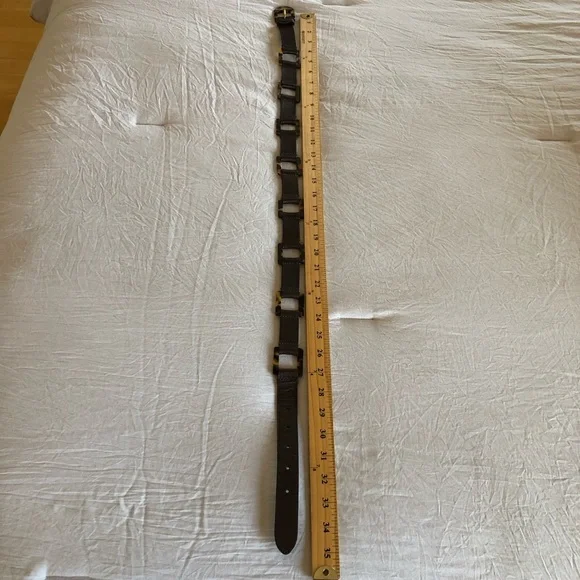 Vintage Brown Leather Tortoise WCM Henri Bendel Belt S Vintage Brown Leather Tortoise WCM Henri Bendel Belt S Belts main image 4